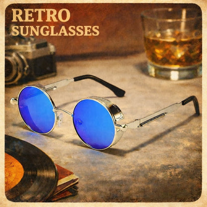 Retro Round Polarized Sunglasses