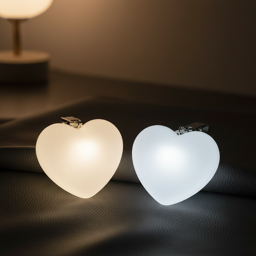 Heart LED Purse Charm